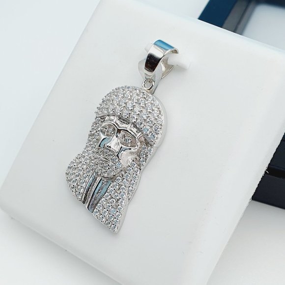 "925 Sterling Silver Cubic Zirconia Pendant, UU1P6A6024 - Picture 7 of 9